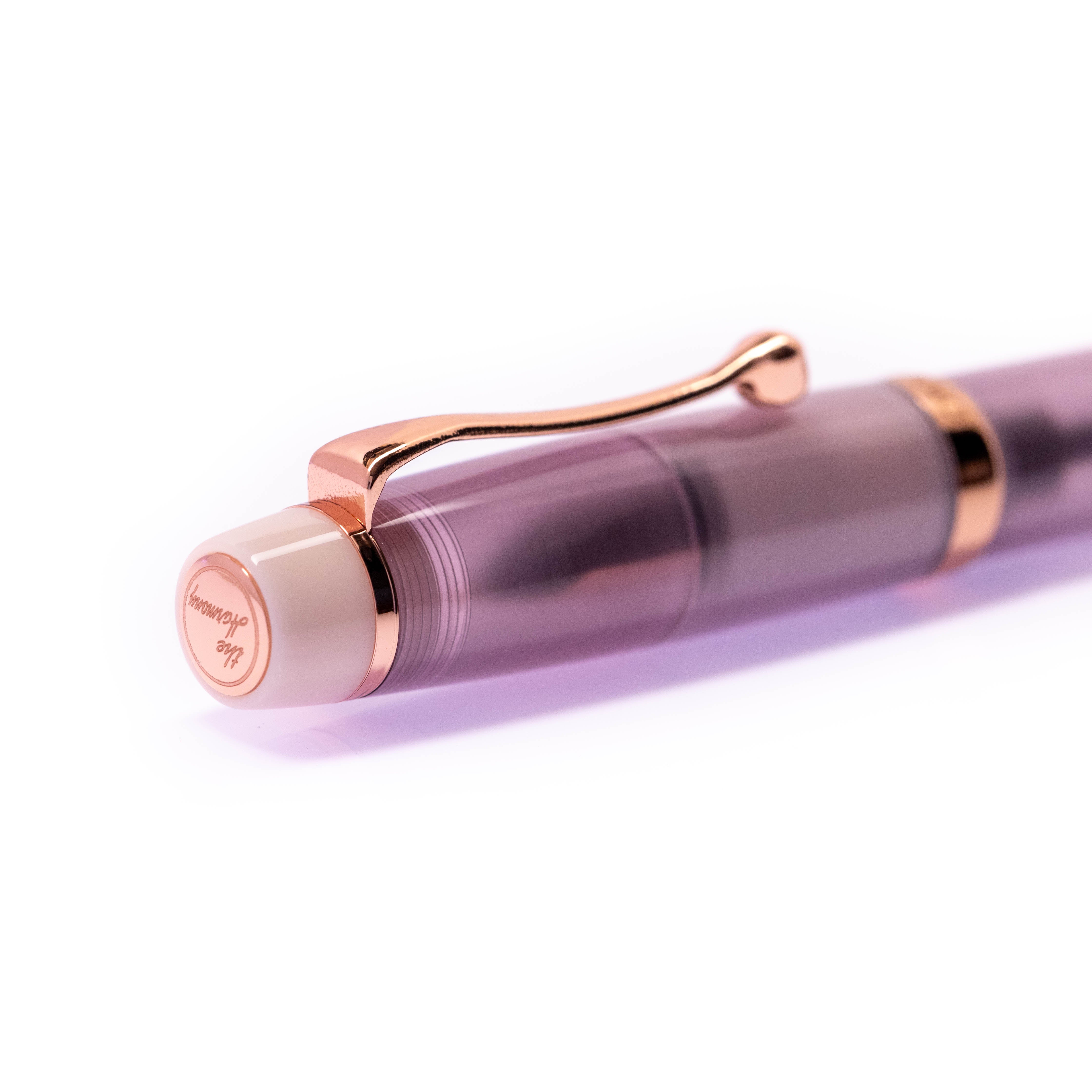 OPUS 88 Mocha Mousse Harmony Fountain Pen | Rose Gold Accent