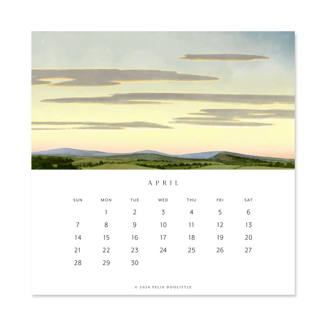 The Infinite Sky | 2024 Desk Calendar