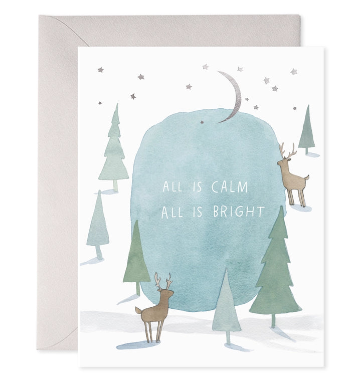 All Is Calm | Set of 6 Holiday Cards *