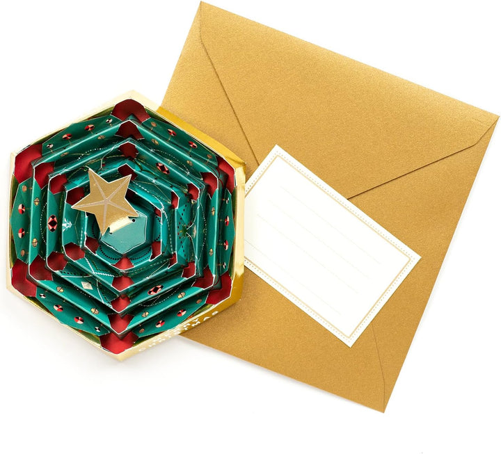 Glowing Christmas Tree | Holiday Pop-Up Card