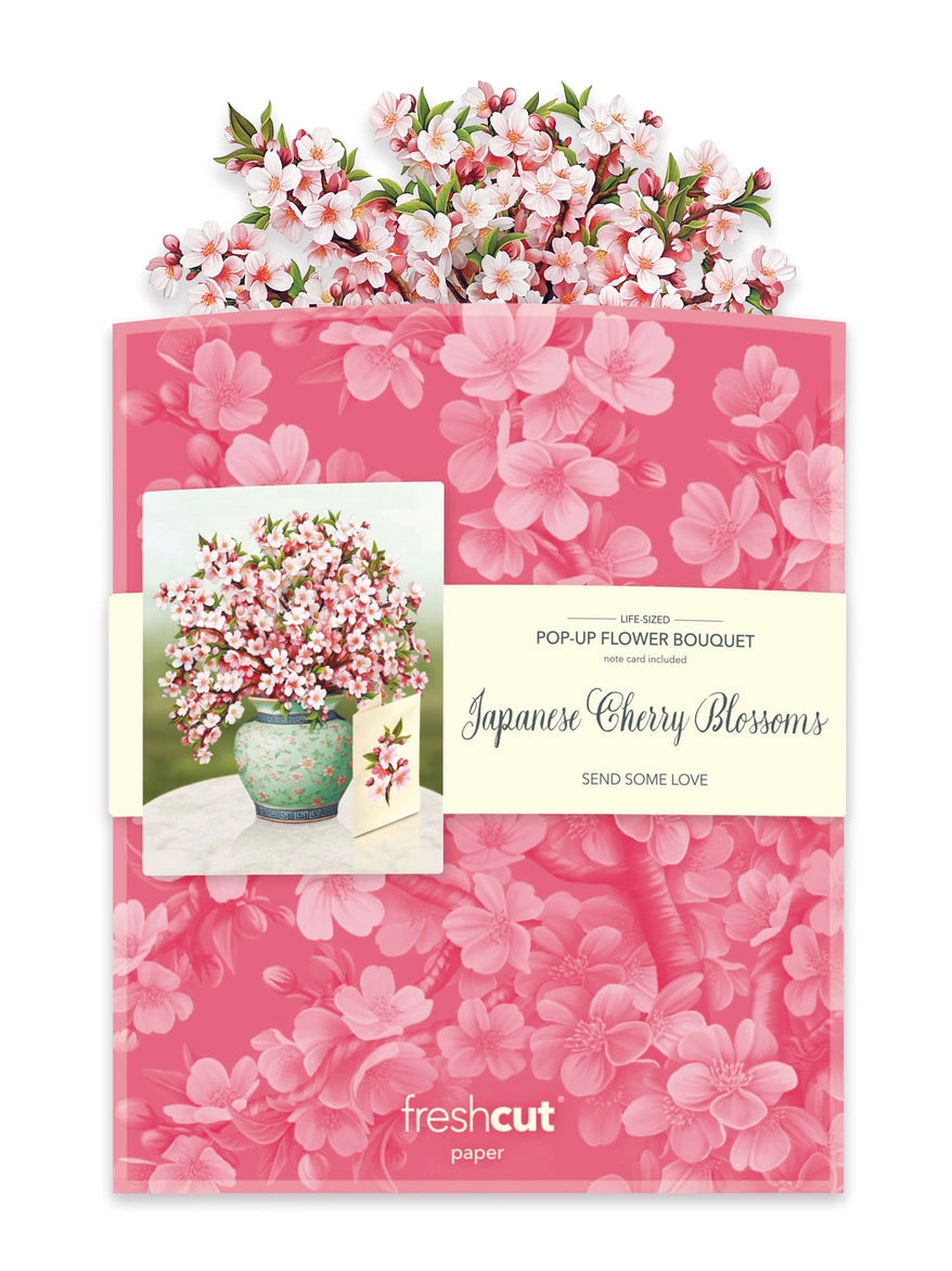 Japanese Cherry Large Pop-Up Card