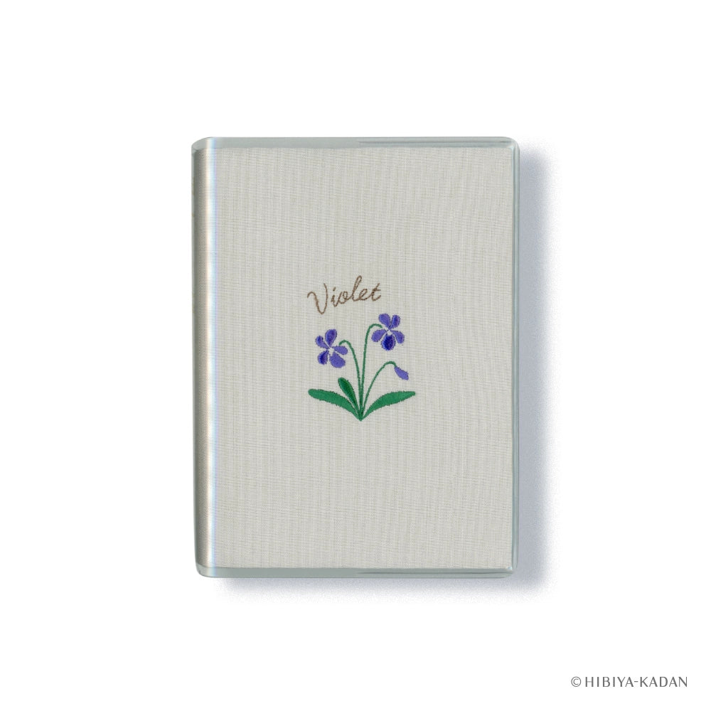 Violet Flower Hibiya-Kadan Diary Journal | Language of Flower Series