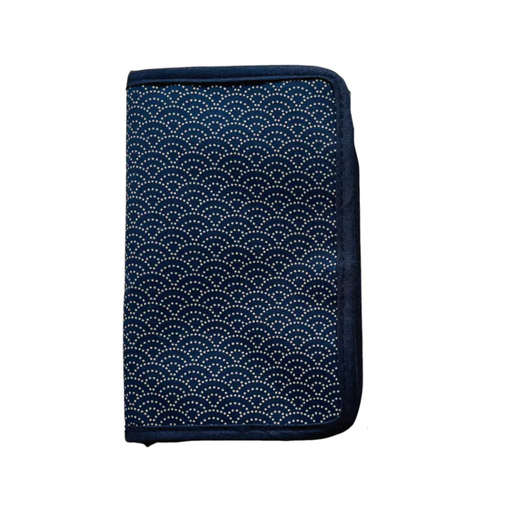 Seigaiha Wave Passport Notebook Cover