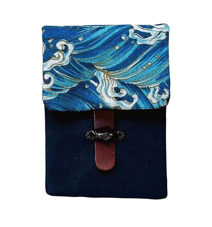 Classic Ｗave 4 Slots Pen Flap Case