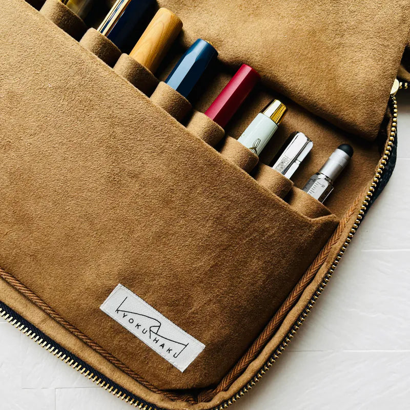 Japanese Fabric 20 Pens Zipper Case