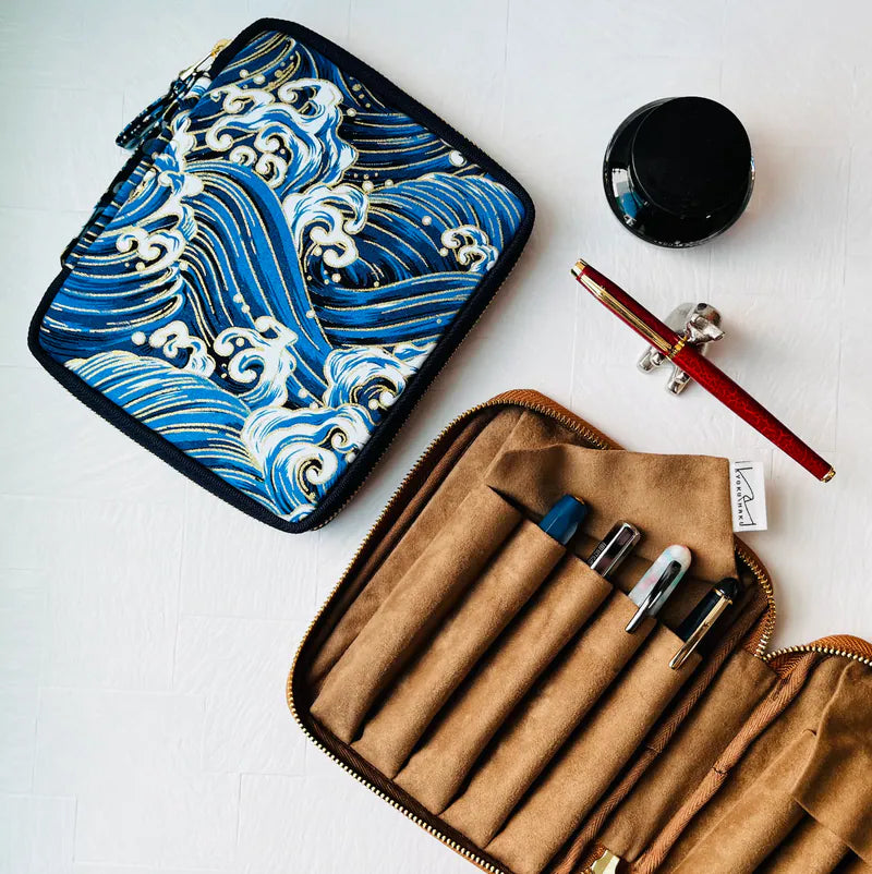 Classic Wave 10 Pens Zipper Case