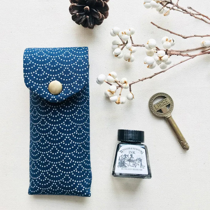 Seigaiha Wave 2 Slots Pen Case