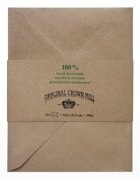 100% Recycled Paper Envelopes