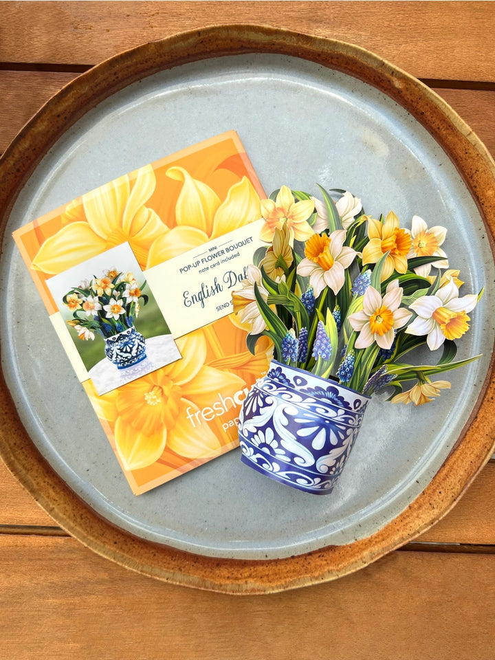 English Daffodils Mini Pop-Up Card