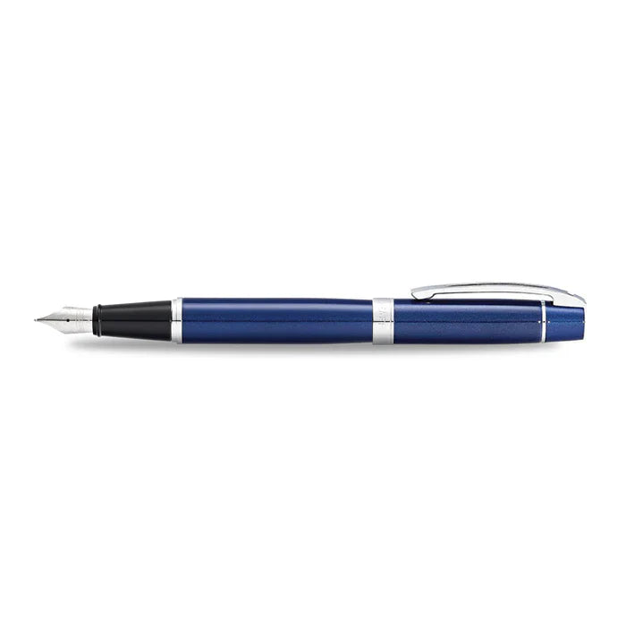 Sheaffer 300 Fountain Pen | Glossy Blue with Chrome Trim