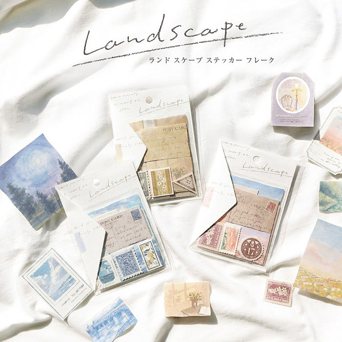 Twilight Landscape Sticker Set