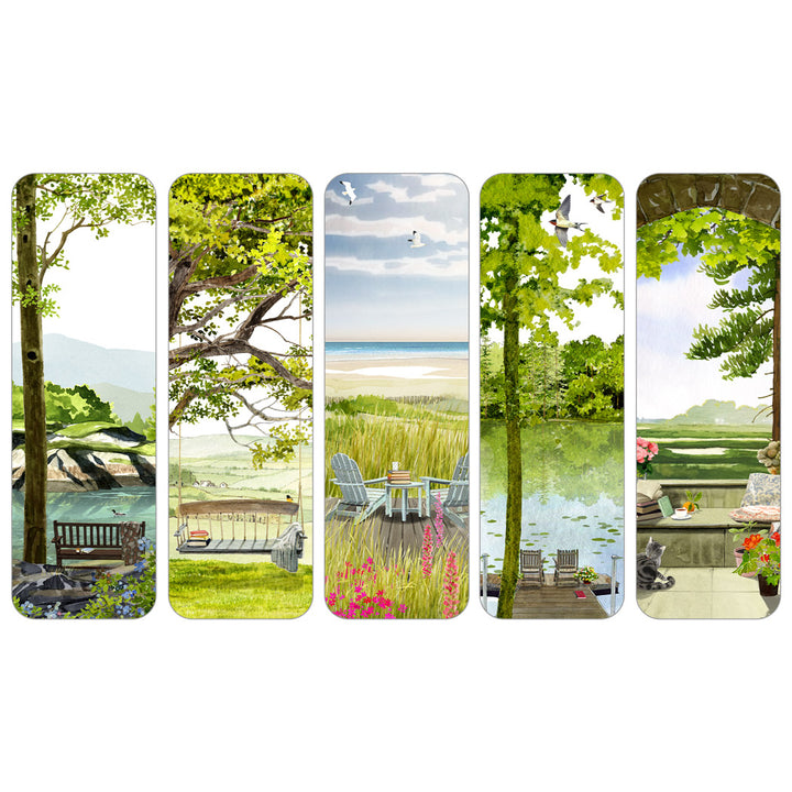 Fresh Air Reading | Illustrated Bookmarks