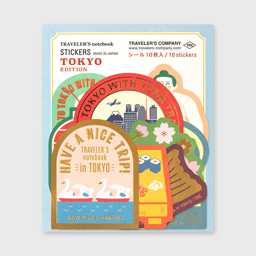 Traveler's Notebook Tokyo Sticker Set | Limited Edition