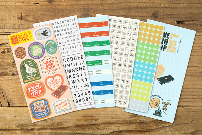 TRAVELER'S notebook Customized Sticker Set | 2025 Edition