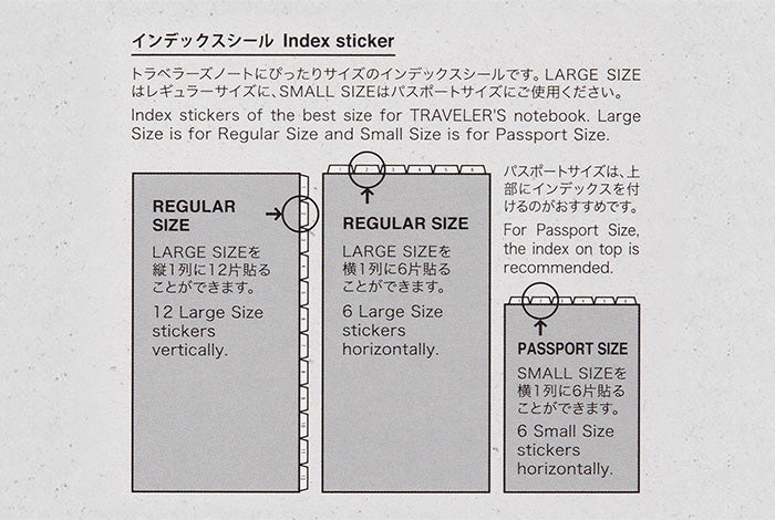 TRAVELER'S notebook Customized Sticker Set | 2025 Edition