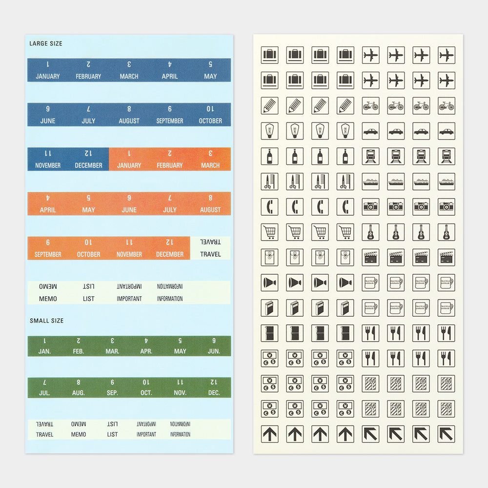 TRAVELER'S notebook Customized Sticker Set | 2026 Edition