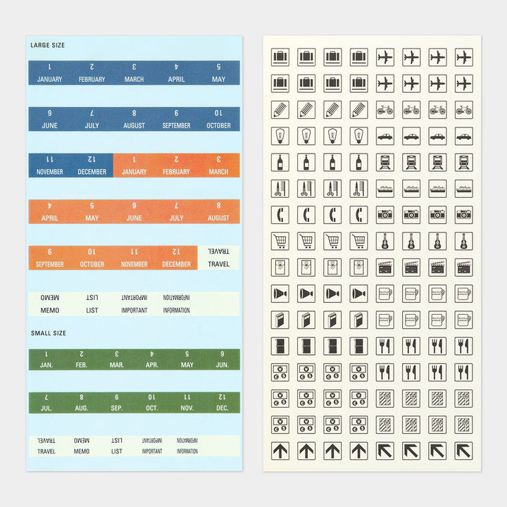 TRAVELER'S notebook Customized Sticker Set | 2026 Edition