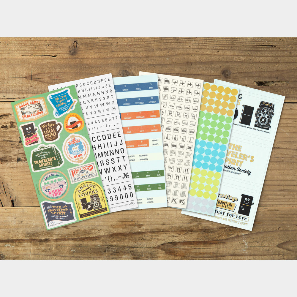 TRAVELER'S notebook Customized Sticker Set | 2026 Edition