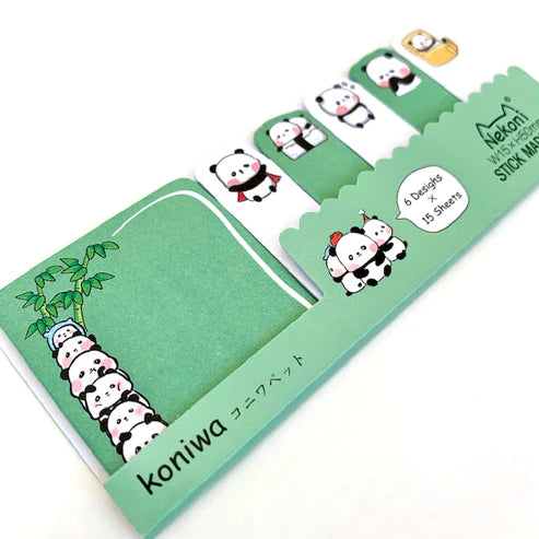 Panda Index Sticky Note