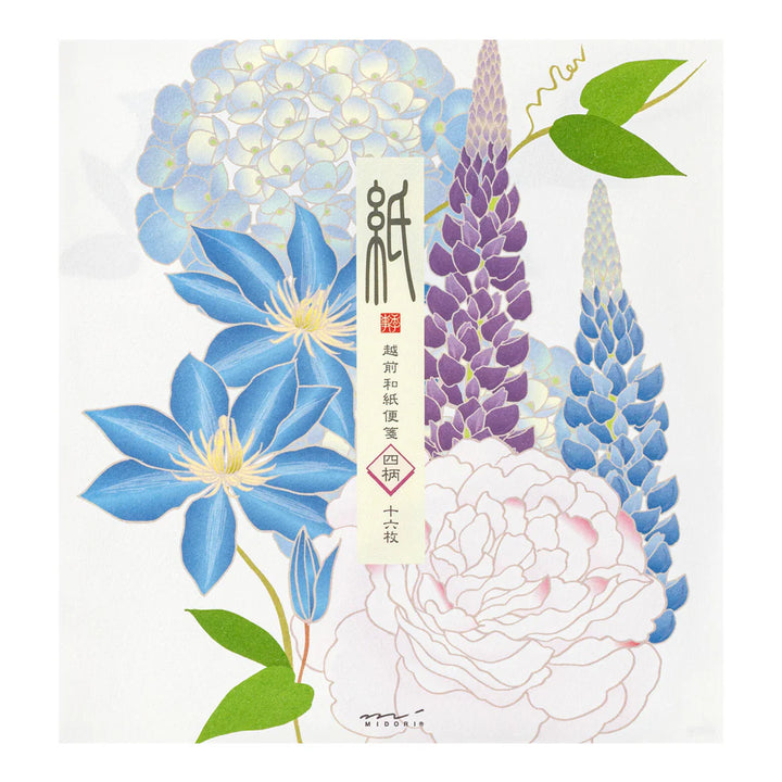 Summer Flowers Letter Pad | Washi Paper
