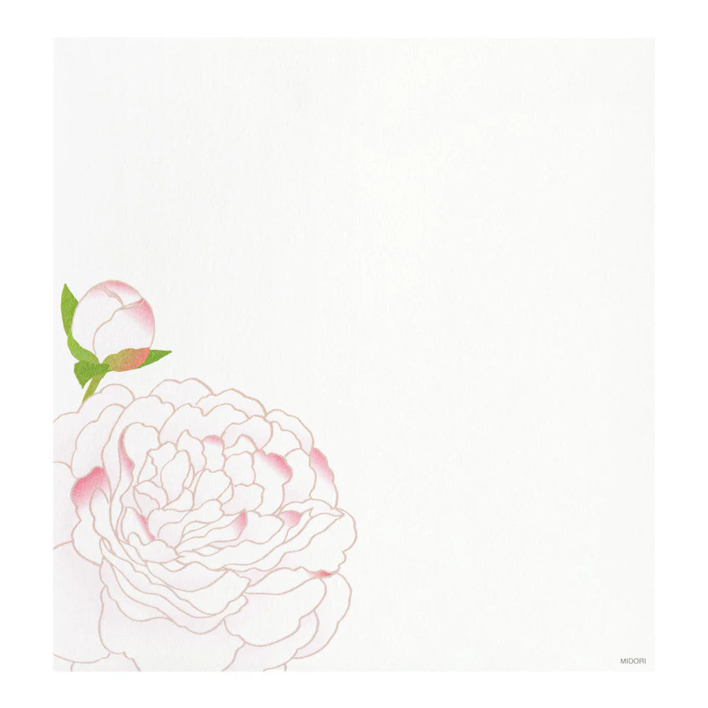 Summer Flowers Letter Pad | Washi Paper