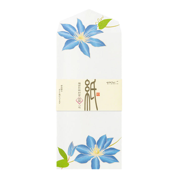 Summer Flowers Letter Envelope | Washi Paper