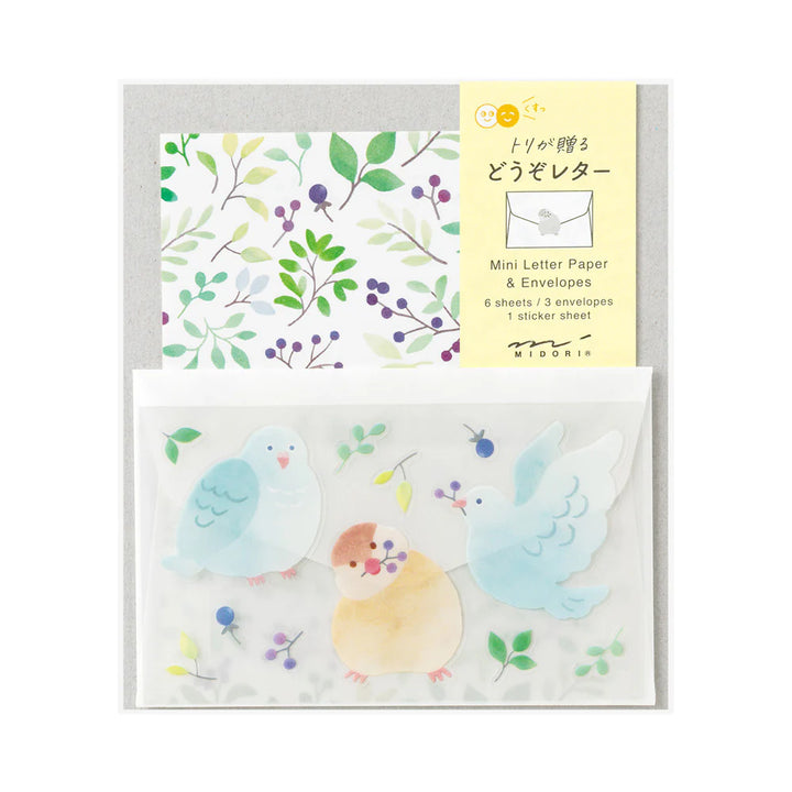 For You Bird Mini Letter Set with Sticker Seals