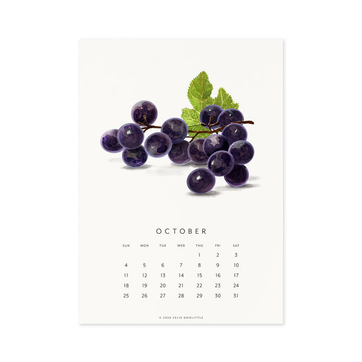Fresh Fruit | 2026 Desk Calendar