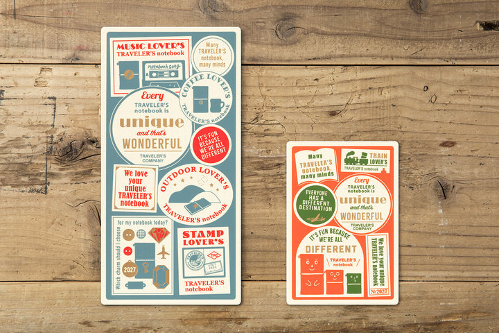 TRAVELER'S notebook Plastic Sheet | Regular Size | 2027 Edition