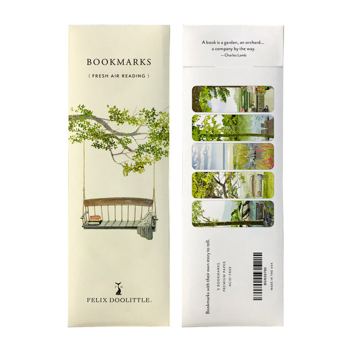Fresh Air Reading | Illustrated Bookmarks