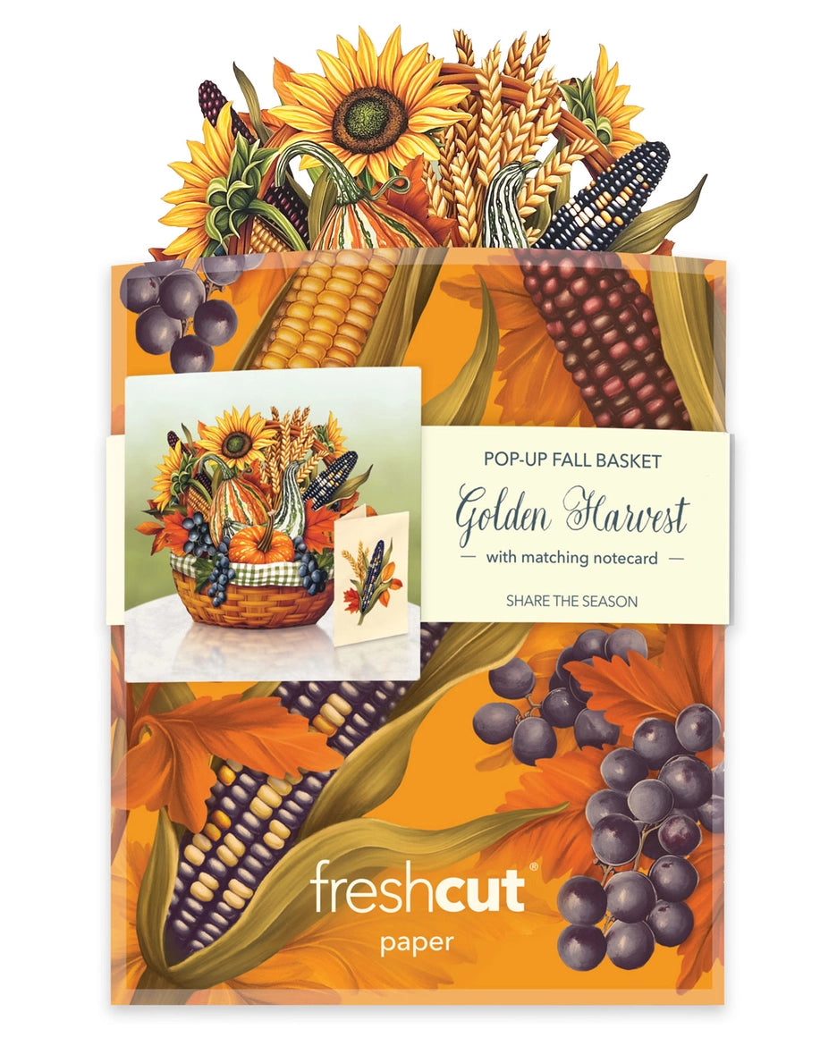 Golden Harvest Mini Pop-Up Card