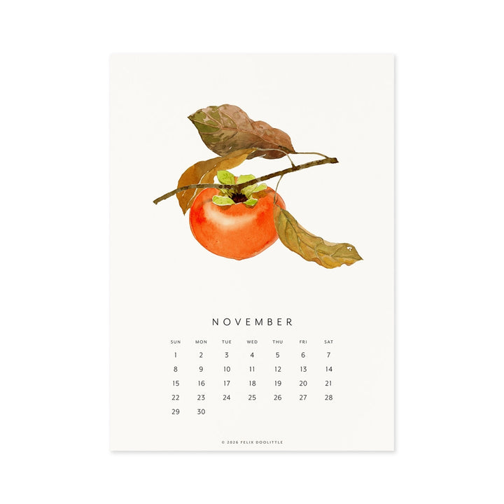 Fresh Fruit | 2026 Desk Calendar