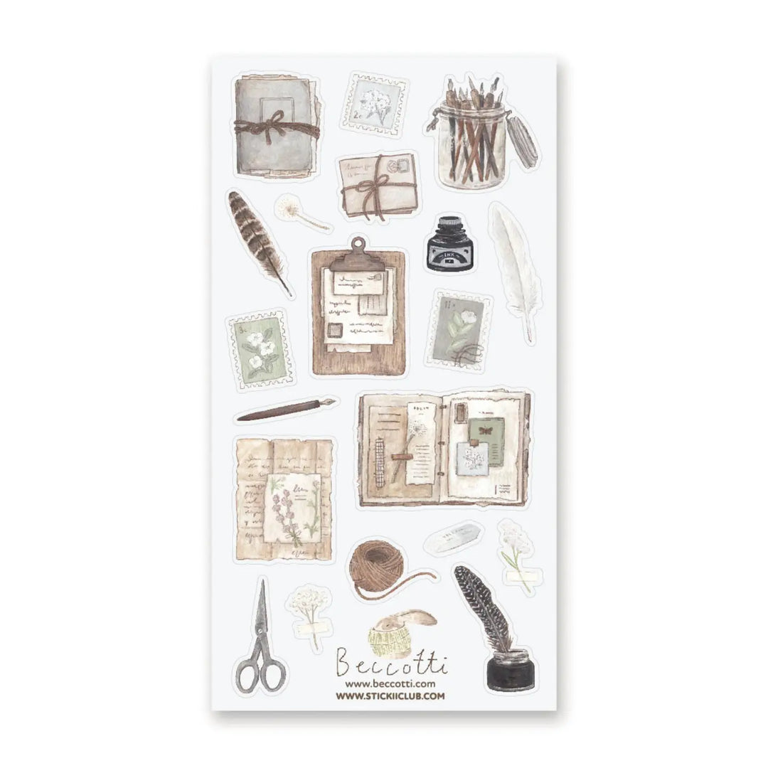 Study with Me Sticker Sheet