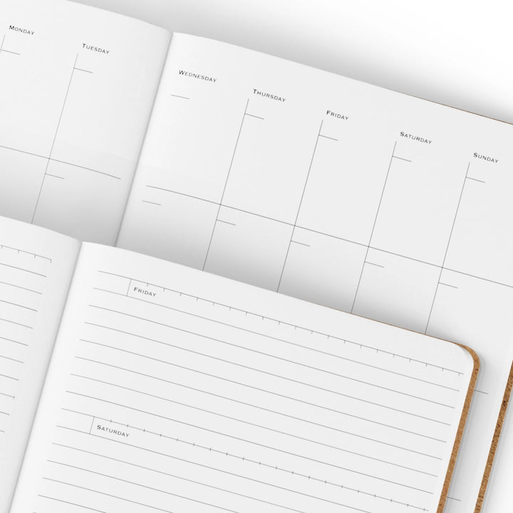 Tomoe River A5 Stitched-Bind Notebook | 6-Month Planner