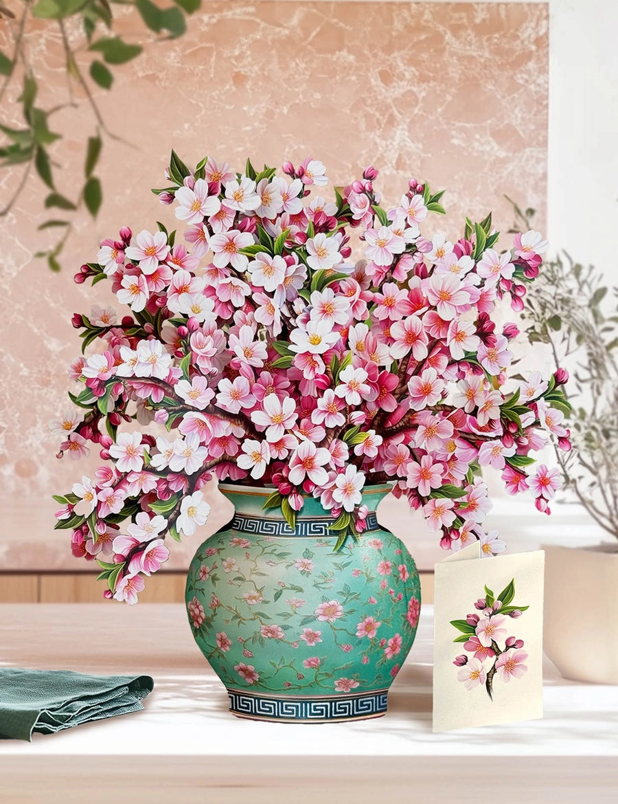 Japanese Cherry Large Pop-Up Card