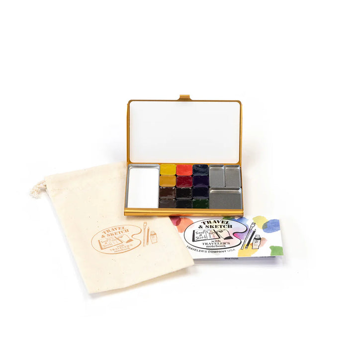 TRAVEL & SKETCH Pocket Explore Palette Plus | TRC USA x Art Toolkit