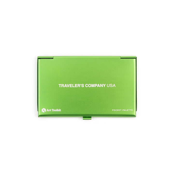 TRAVEL & SKETCH Green Pocket Explore Palette Plus | TRC USA x Art Toolkit | Limited Edition