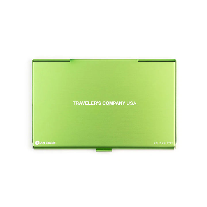 TRAVEL & SKETCH Green Folio Palette | TRC USA x Art Toolkit  | Limited Edition