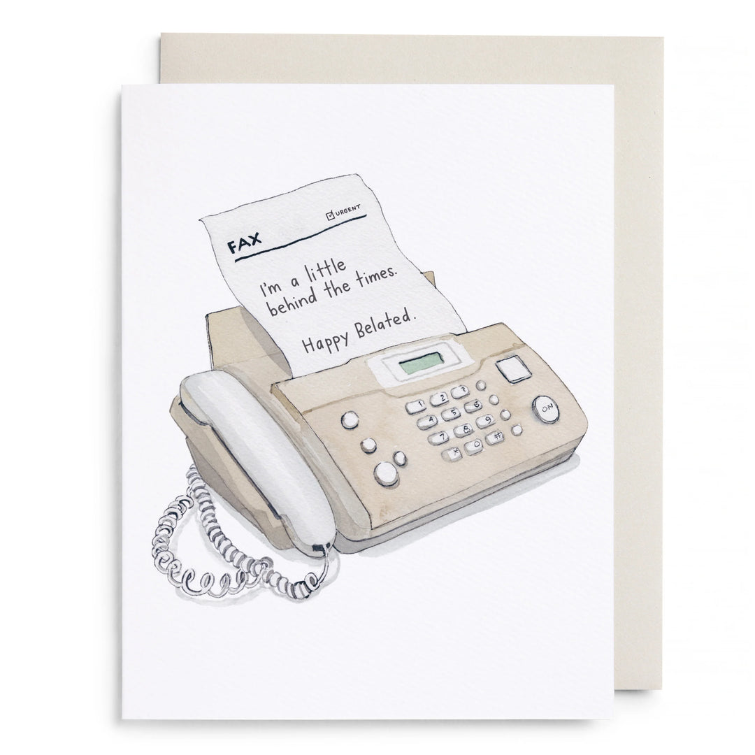Behind the Times | Greeting Card