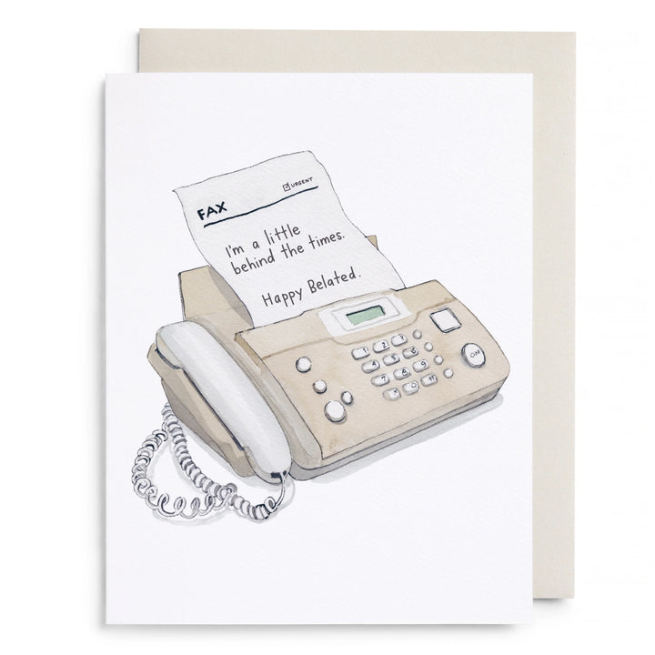 Behind the Times | Greeting Card