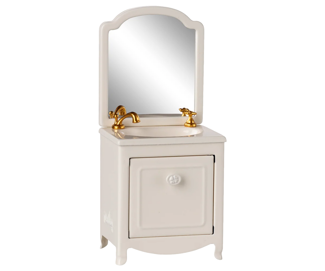 Maileg Miniature Sink Dresser | Off - White