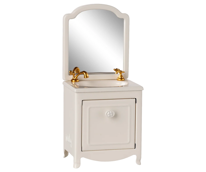Maileg Miniature Sink Dresser | Off - White