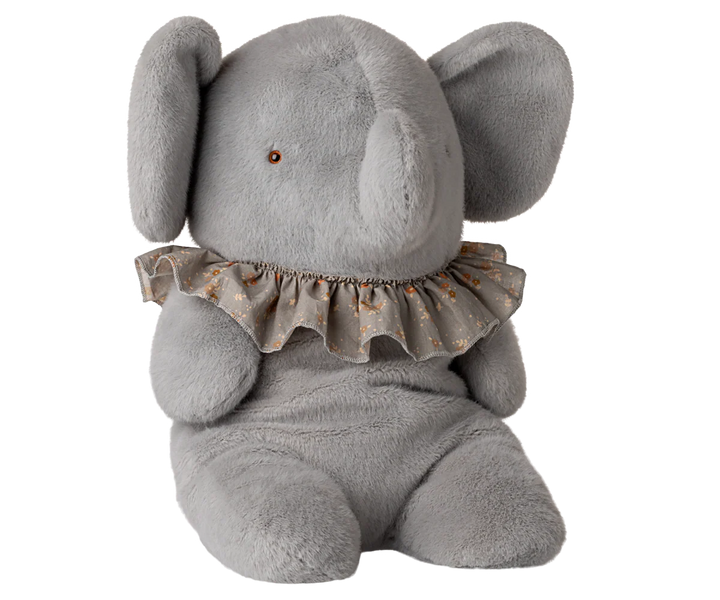 Big Elephant Plush | Blue Grey