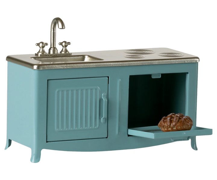 Miniature Kitchen for Mouse | Blue