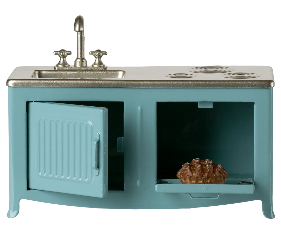 Miniature Kitchen for Mouse | Blue