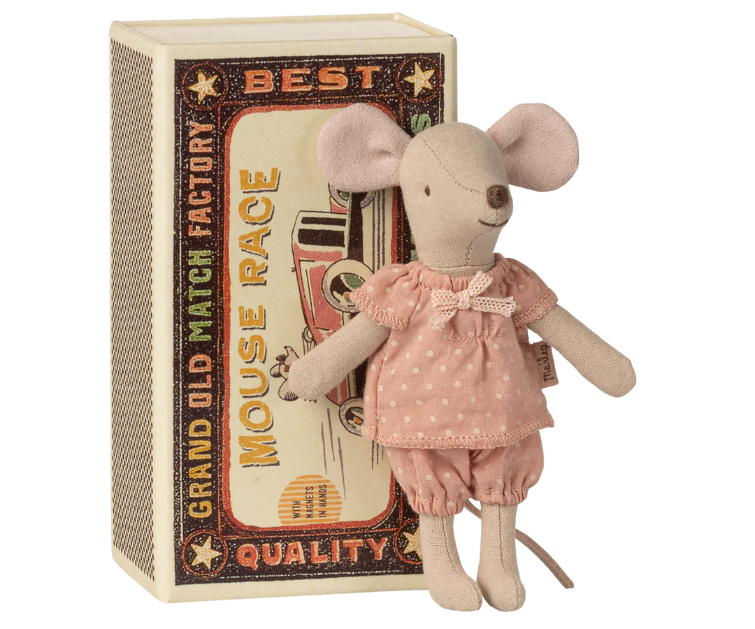 Big Sister Mouse in Matchbox | Pink Pajamas