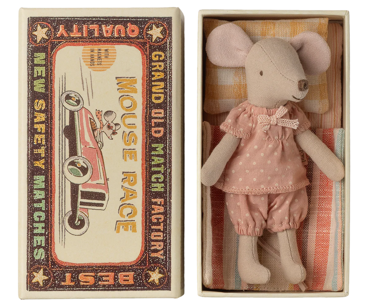 Big Sister Mouse in Matchbox | Pink Pajamas