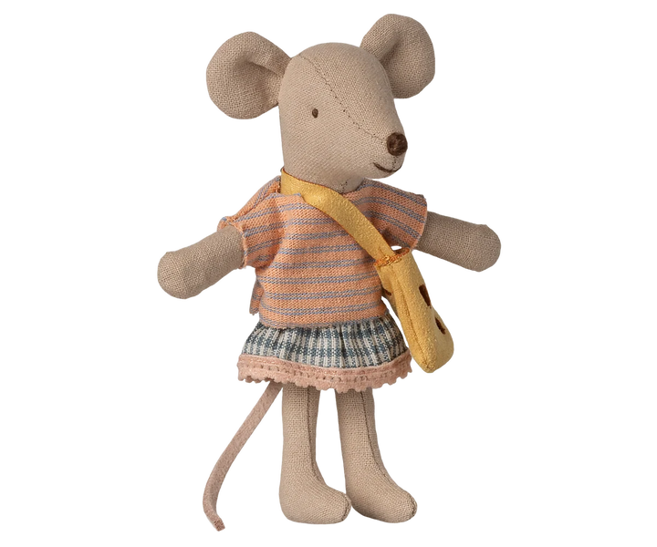 Maileg Little Sister Mouse with Bag