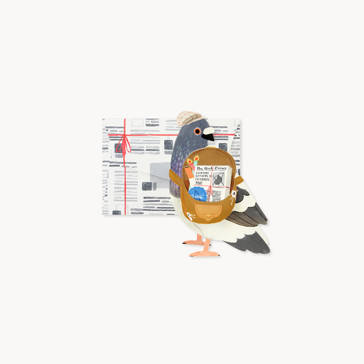 Messenger Pigeon | Pop Up Greeting Card