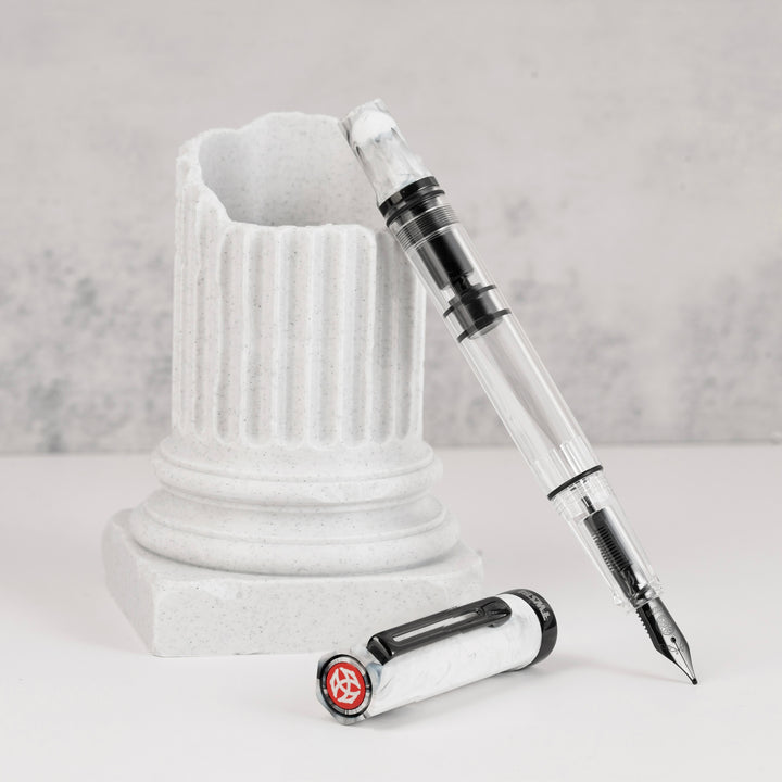 ECO Fountain Pen | Carrara with Onyx